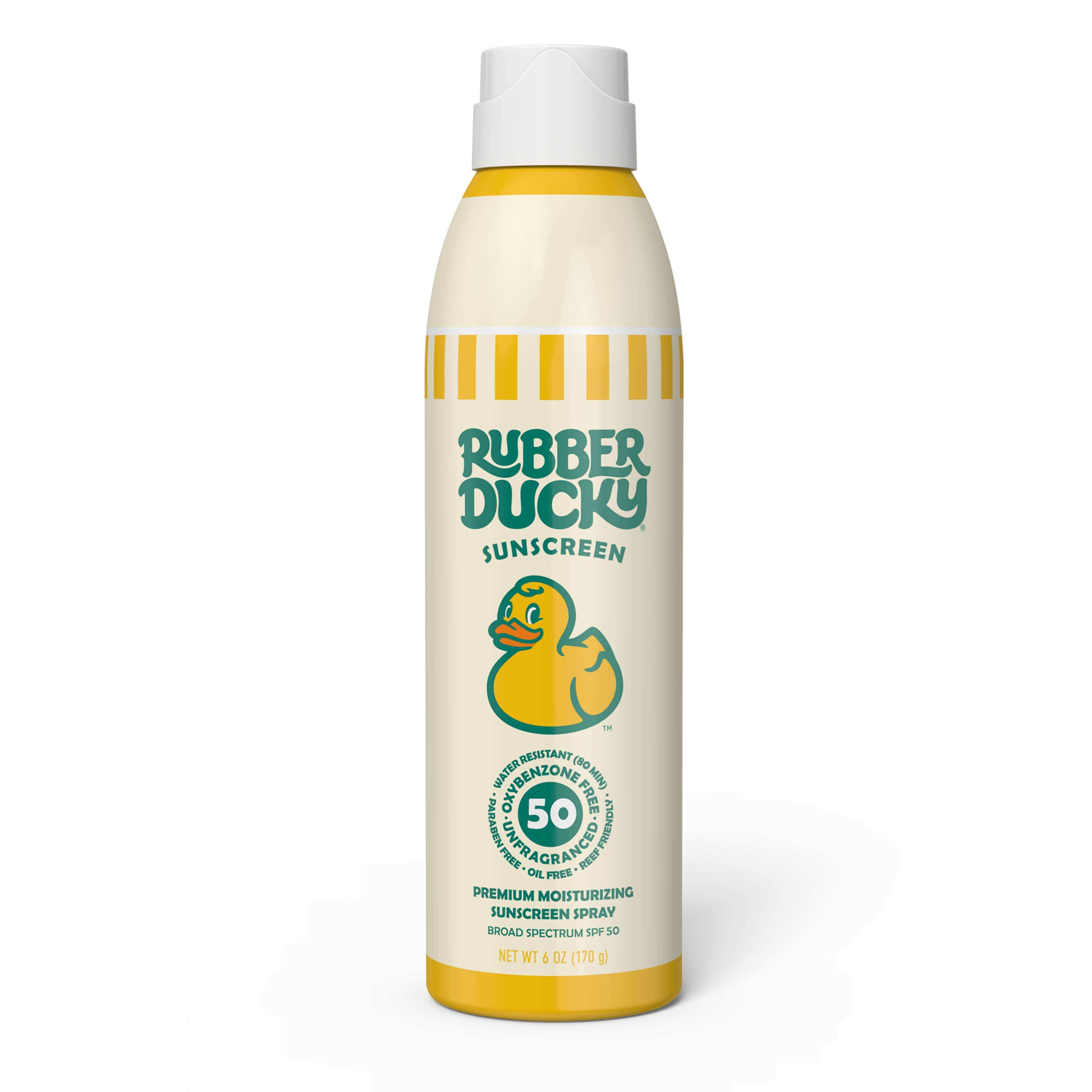 SPF 50 Sunscreen Spray, 6oz Limited Edition Rubber Ducky